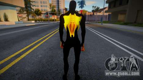 Spiderman Web Of Shadows - Black Fire Suit for GTA San Andreas