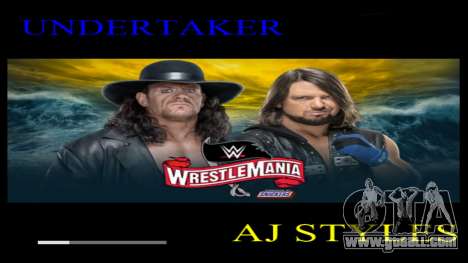 WWE Wrestlemania 2020 Loadscreen for GTA San Andreas