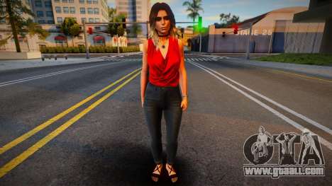 Lara Croft Fashion Casual v2 for GTA San Andreas