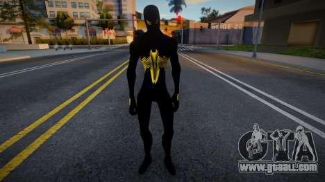 Spiderman Web Of Shadows - Black Gold Suit for GTA San Andreas