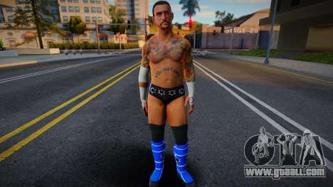 CM Punk blue suit for GTA San Andreas