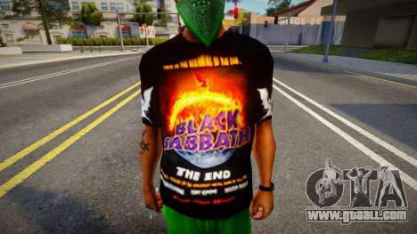 Shirt Black Sabbath for GTA San Andreas