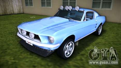 Ford Mustang 390 GT Fastback 67 for GTA Vice City