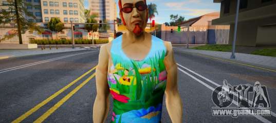 Postal Dude in a T-shirt with Luntik