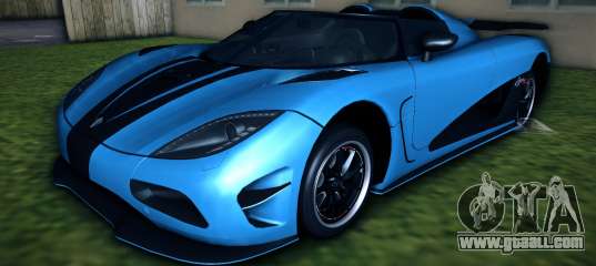 Koenigsegg Agera R Convertible 2014 for GTA Vice City