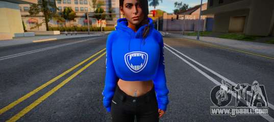 Lara Croft Fashion Casual - Los Santos Tuners 1
