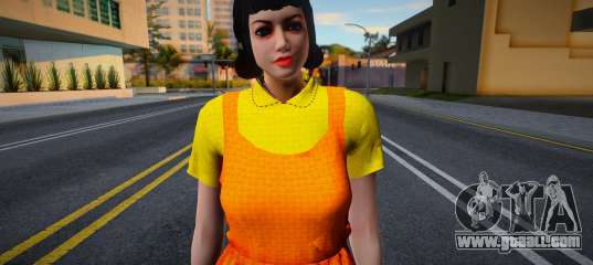 Female Custom Giant Doll Dress Round6 Squid Game