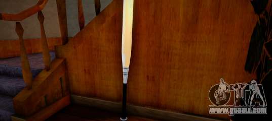 Light Orange Baseball Bat