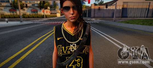 Lara Croft Fashion Casual - Los Angeles Lakers 3