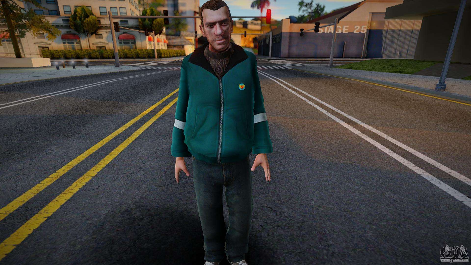 Niko Bellic Custom6 for GTA San Andreas