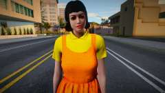 Female Custom Giant Doll Dress Round6 Squid Game for GTA San Andreas