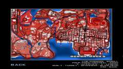 Red map for GTA San Andreas