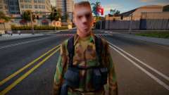Blonde Army Soldier (Low-Poly) for GTA San Andreas