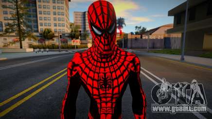 Spiderman Web Of Shadows - Red Crystal Suit for GTA San Andreas