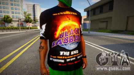 Shirt Black Sabbath for GTA San Andreas