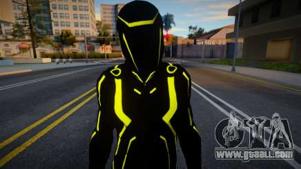 Tron Legacy Player - Yellow for GTA San Andreas