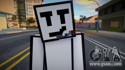 Charles - Stickmin Skin from Minecraft for GTA San Andreas