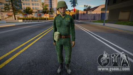 Soldier in a helmet 6B27 for GTA San Andreas