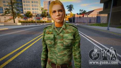 Military Girl for GTA San Andreas