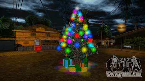 Christmas tree on Grove Street for GTA San Andreas