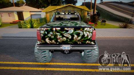 Monster-B Flower Paint Job for GTA San Andreas