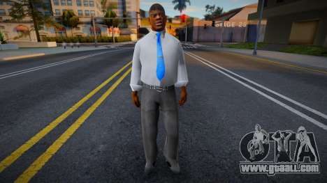 Black Man In Suit HD for GTA San Andreas