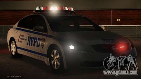 Nissan Altima NYPD (ELS) for GTA 4