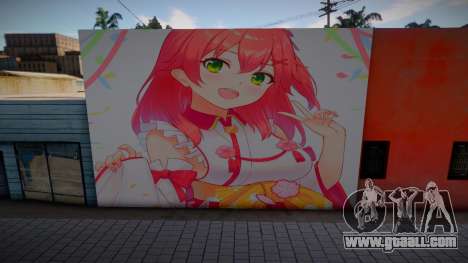 Sakura Miko Wall for GTA San Andreas