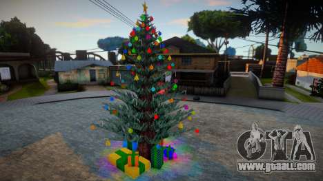 Christmas tree on Grove Street for GTA San Andreas