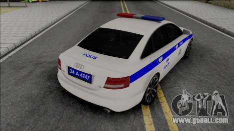 Audi A6 3.0 Turkish Police for GTA San Andreas