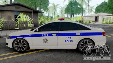 Audi A6 3.0 Turkish Police for GTA San Andreas