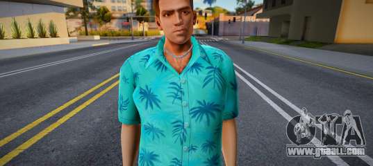 New Face Texture Tommy (from GTAVC The Definitiv for GTA San Andreas