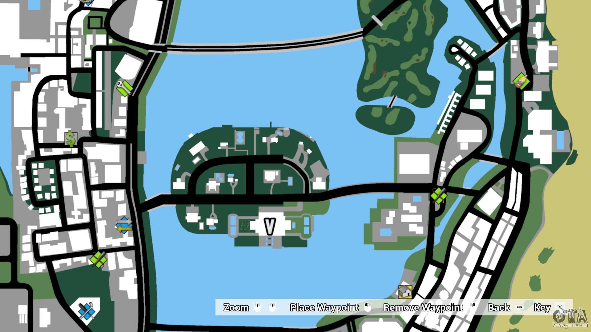 gta vice city mobile futurama map mod