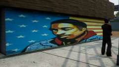 2Pac mural for GTA San Andreas Definitive Edition