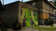 Graffiti for CJs Garage door for GTA San Andreas Definitive Edition