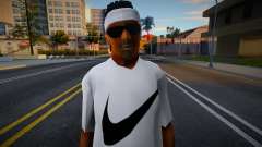 White Nike T-Shirt HD for GTA San Andreas