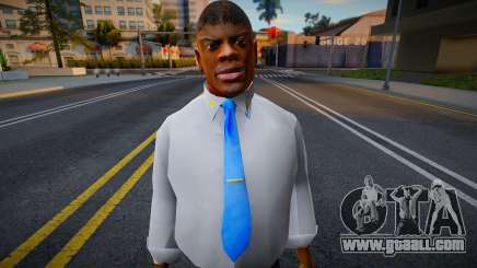 Black Man In Suit HD for GTA San Andreas