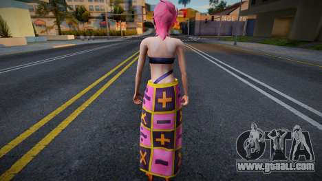 Trish Una from JJBA Diamond Records part 5 for GTA San Andreas