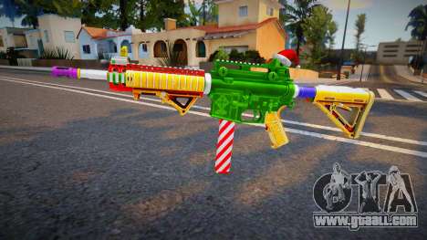 X-MAS Weapon - MP5 for GTA San Andreas