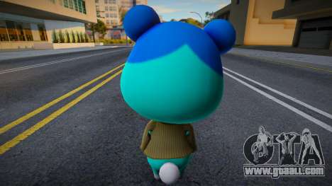 Animal Crossing - Blue Bear for GTA San Andreas
