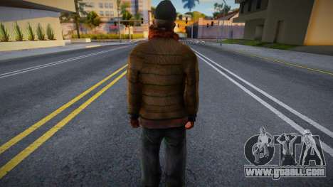 Winter skin homeless for GTA San Andreas