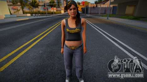 Vagos Girl from GTA V 3 for GTA San Andreas