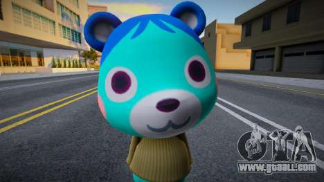 Animal Crossing - Blue Bear for GTA San Andreas