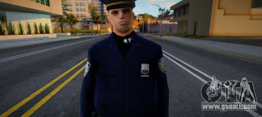 Winter Policeman For Gta San Andreas