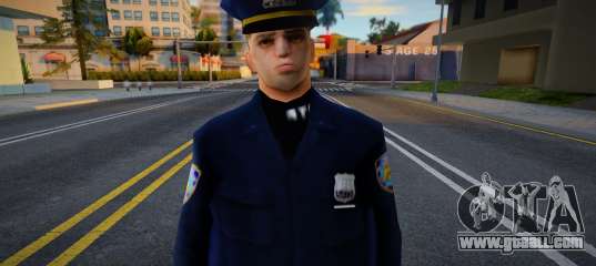 Winter police skin 1 for GTA San Andreas