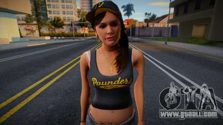 Vagos Girl from GTA V 3 for GTA San Andreas