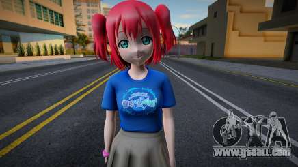 Love Live - Tshirt 3 for GTA San Andreas