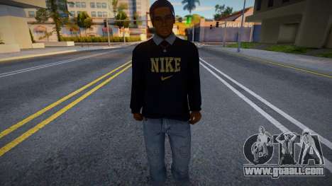 Fashionable guy with a chain for GTA San Andreas