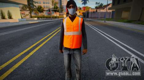 Bmyap in a protective mask for GTA San Andreas