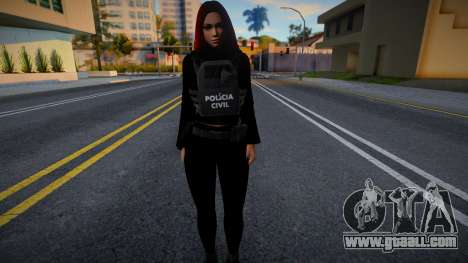 Female in Police Uniform for GTA San Andreas